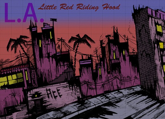 Drawings: Red Little Hood Noir