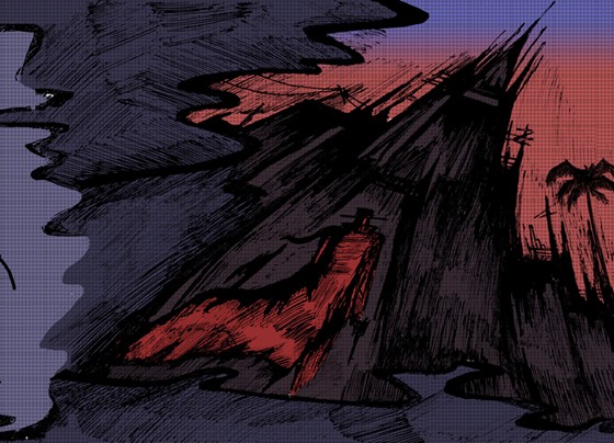 Drawings: Red Little Hood Noir