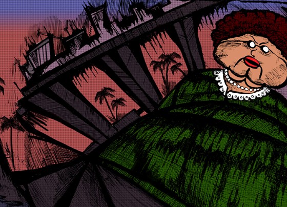 Drawings: Red Little Hood Noir