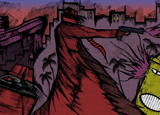 Drawings: Red Little Hood Noir